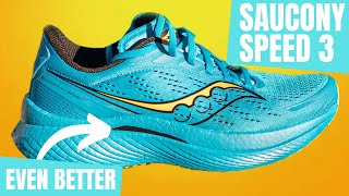 SAUCONY ENDORPHIN SPEED 3 One of the BEST running shoes made even BETTER [upl. by Pinter]