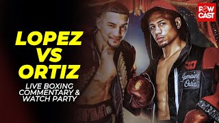 Teofimo Lopez vs Jamaine Ortiz Live Boxing Commentary [upl. by Gora]