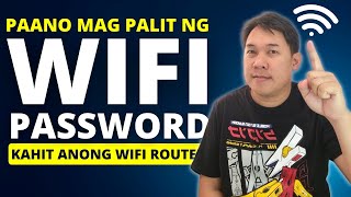 PAANO MAGPALIT NG PASSWORD SA WIFI [upl. by Gitlow]