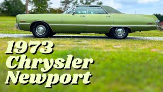 1973 Chrysler Newport Custom Survivor Show and Drive 39000 original miles C Body MoPar V8 [upl. by Eelhsa709]