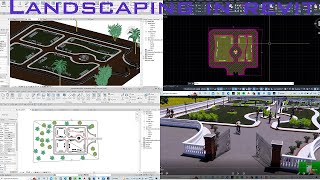 Landscaping site plan  Easy project for beginner in revit  Playground in Revit Tutorial  urdu [upl. by Erde366]