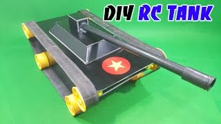 How to make a RC Tank at home [upl. by Erb]