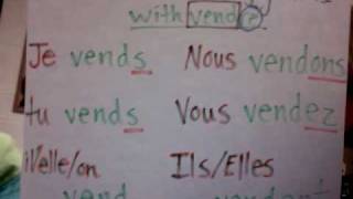 French RE verb conjugations song [upl. by Eluj]