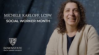 SUNY Downstate celebrates Social Work Month with Michele Karloff LCSW [upl. by Lubbock100]