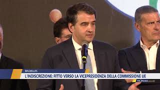 Commissione UE lindiscrezione Fitto vice presidente attuativo [upl. by Irene381]