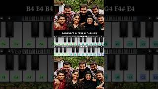 Classmates Malayalam Movie Flute BGM Piano Notes 🎶 shorts [upl. by Allison]