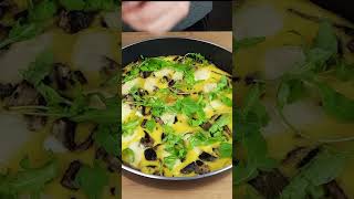 😮ALE SMACZNE ŚNIADANIE ❗ FRITTATA Z PIECZARKAMI I SEREM śniadanie shorts [upl. by Annawyt]