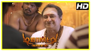 Demonte Colony movie scenes  M S Baskar predicts future  Arulnithi finds M S Baskar deceased [upl. by Mello]