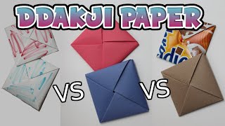 Best Paper to fold Ddakji Tiles  Squid Game [upl. by Hally244]