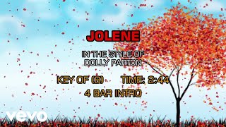 Dolly Parton  Jolene Karaoke [upl. by Nodlew]