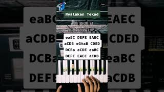 Tutorial 435  Nyalakan Tekad 🎹 pianotutorial suffixpiano lagupatriotik nyalakantekad shorts [upl. by Uno794]