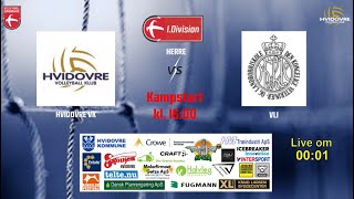 Hvidovre VK vs VLI Volley herre 1Division 25 november 2023 [upl. by Einehpets]