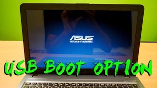 How to install Windows 10 on Asus X540 Laptop  Enable USB Boot in Bios Settings [upl. by Moulton]