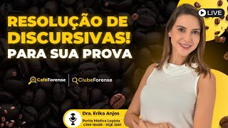 Café Forense  RESOLUÇÃO DE QUESTÕES DISCURSIVAS Concursos para Médico Legista de PE e GO [upl. by Arhna]