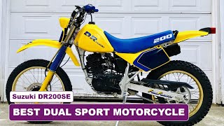 Best Dual Sport Motorcycle Suzuki DR200SE [upl. by Niwle797]