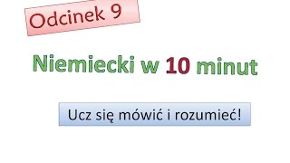 Podstawy niemieckiego 9 Nauka niemieckiego dla początkujących Zacznij mówić po niemiecku  Odc 9 [upl. by Hance]