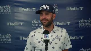 Callum Tarren Thursday Flash Interview 2024 Charles Schwab Challenge © PGA Tour [upl. by Teufert904]