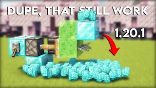 ALL WORKING DUPLICATION GLITCHES in Minecraft 1201 Java amp Bedrock [upl. by Diarmuid848]