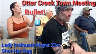 Pt 2 Otter Creek Fl Town Meeting Lady Insinuate Mayors Zim Shot Her Dog [upl. by Mannes]