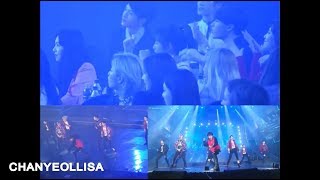 170119 SEOUL MUSIC AWARDS  LISA amp JENNIE REACTION TO EXO LUCKY ONE  MONSTER EXO X BLACKPINK [upl. by Yolanthe797]