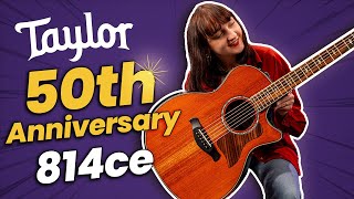 Truly Stunning Taylor 50th Anniversary 814ce  Celebrating 50 Years of Acoustic Excellence [upl. by Damour]