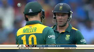 India vs South Africa 2015 ODI series decider highest scorin match 438 [upl. by Laup]