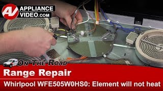 Whirlpool Stove Repair  Element Will Not Heat  Warming Element [upl. by Nauqahs]