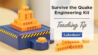 Teaching STEM Pre K–Gr 1  Survive the Quake Engineering Kit  Lakeshore® Learning [upl. by Coffeng652]