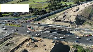 Mordialloc Freeway Governor Road Beam Lift [upl. by Sremmus995]