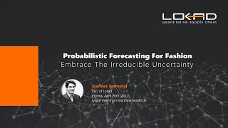 Probabilistic Forecasting For Fashion Embrace The Irreducible Uncertainty of the Future Demand [upl. by Aivart]