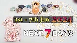 New Year Weekly Horoscope ✴︎1st  7th JAN ✴︎Tarot Weekly Horoscope💫January Prediction 2024 newyear [upl. by Mariken742]