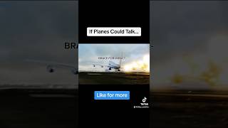 If Planes Could Talk… TAS Flight 671 Plane Crash animation aviation meme planecrash shorts [upl. by Lothair]