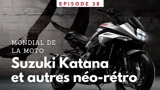 Ep 38 Mondial de la Moto  Concepts néorétro gants connectés et casques équipés [upl. by Platus446]