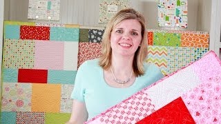 FREE Lemonade Layer Cake Quilt Pattern with Moda Fabrics  Fat Quarter Shop [upl. by Lewes]