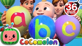 ABC Song with Balloons  More Nursery Rhymes amp Kids Songs  CoComelon [upl. by Katerina]