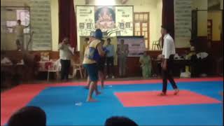 WUSHU FIGHT IN DSO FIRST TIME AND GOT SILVER MEDAL wushudsogovernmentyttubefightkarate [upl. by Sitelc]