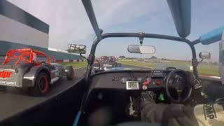 Caterham 50th Festival  3 Race Highlights 310R 2023 [upl. by Aivatal]