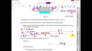 2022 O Level Physics Practical Q1 Walkthrough [upl. by Colene41]