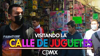 Así es la Calle de los Juguetes en el Centro Histórico CDMX [upl. by Ellerd690]