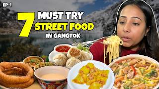 7 MustTry Street Food in Gangtok  Churpi Momos Butter Tea Thukpa amp more [upl. by Econah]