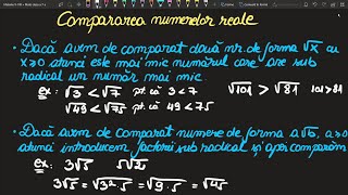 Compararea numerelor cu radicali clasa 7 Exercitii introducerea factorilor sub radical matematica [upl. by Ahmar]