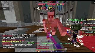 Giants Sword VS Sadans Golems HYPIXEL SKYBLOCK [upl. by Devad]