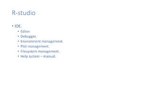 R Rstudio and Bioconductor [upl. by Syst]