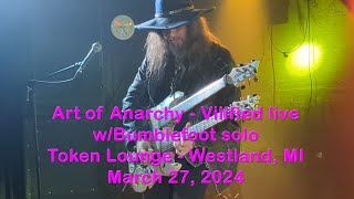 Art of Anarchy Vilified Live Bumblefoot Solo Token Lounge Westland MI [upl. by Akieluz528]