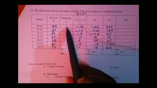 Kcse 2023Form 4 MathematicsStatisticsII Variance And Standard deviation [upl. by Nogaem598]