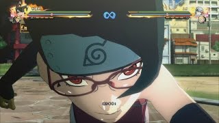 Naruto Ultimate Ninja Storm 4 Road to Boruto  New Adult Sasuke DLC Complete Moveset 1080p [upl. by Carissa]