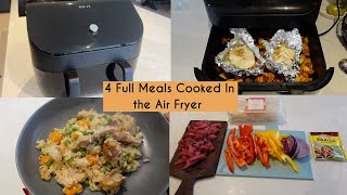 4 HEALTHY AIR FRYER MEALS  WHOLE FAMILY MEALS COOKED IN THE AIR FRYER  Kerry Whelpdale [upl. by Minny548]