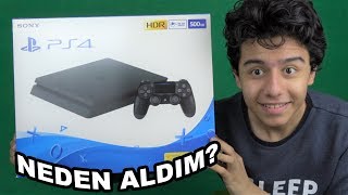 YENİ OYUN KONSOLUM PLAYSTATİON 4 Ps4 Slim Kutu Açılımı [upl. by Arikahs]