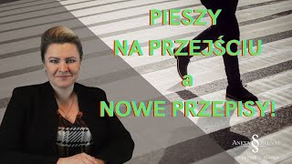 Pieszy na przejściu a nowe przepisy [upl. by Heppman]