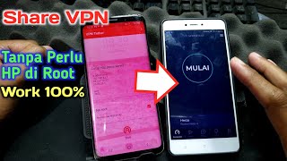 Cara Share Hasil injek vpn di hp no root [upl. by Delmore]